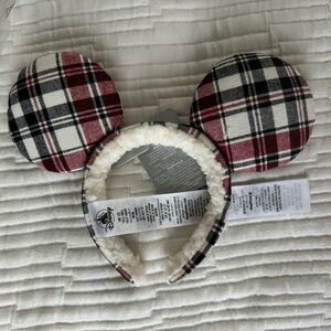 Disney Plaid Mickey Mouse Ears Headband